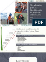 Modulo 1 EIA Metodos Identificacion Impactos Ambientales