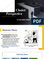 CS 102 (Lecture 4) Rational Choice Perspectives (Part 2)