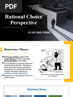 CS 102 (Lecture 4) Rational Choice Perspectives (Part 2)