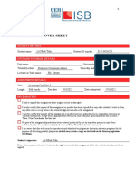 Assignment Cover Sheet: Lê Nhựt Tiến 31211026235