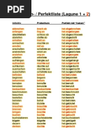 Liste Verben Mit Sein Perfekt | PDF