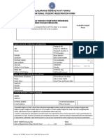 FR-0982-YDOK Yabancı Uyruklu Öğrenci Kayıt Formu