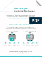 Neosmartpen Ncode PDF A4 Check List En