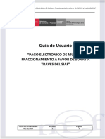 PAGO ELECTRÓNICO DE MULTAS FRACCIONAMEITNO A FAVOR DE LA SUNAT - SIAF