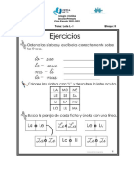 EJERCICIO DE REFORZAMIENTO SEMANA  4-8 OCTUBRE