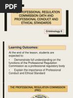 Topic 2. PRC and Code of Professional Conduct