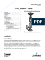 Fisherr EHAD, EHAS, and EHAT Valves: Scope of Manual