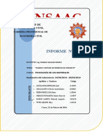 Informe #7 - Curado y Rotura de Briquetas - Tecnología de Concreto - Ing. Ronald