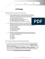 Other Forms of Energy: Lesson 3 Quiz