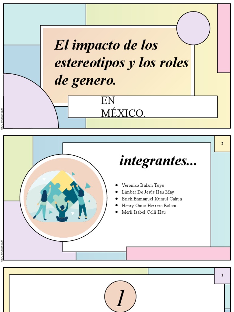 Estereotipos y Roles de Género | PDF