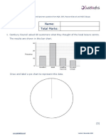 Pie Charts: Name: Total Marks