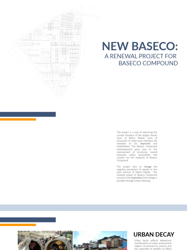 Baseco Compound Renewal Project | PDF | Slum | Urban Renewal