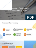 Assessment Centre and Development Centre