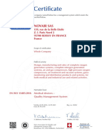 CERTIFICADO ISO 13485