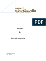 Geometria espacial e sólidos geométricos