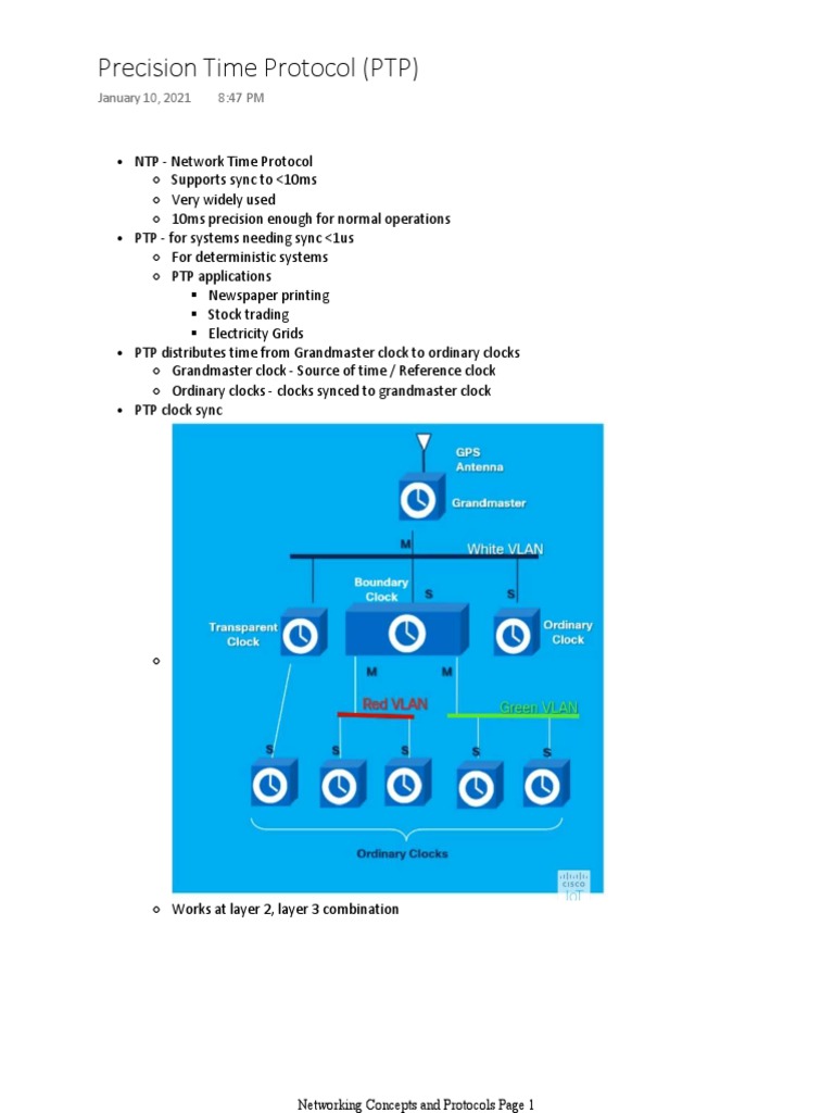 Precision Time Protocol | PDF | Technology & Engineering