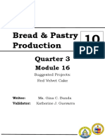 Bread & Pastry Production: Quarter 3