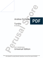 Andrea Di Paolo "Tundra" (2010) For Ensemble