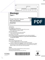 Bio QP and MS Paper 1