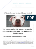 Legitimate ESA Letter - ESA Doctors