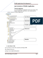 Unit-1: Project Structure of Mobile Application