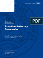 Area Crecimiento y Desarrollo 2022 Ciclo Promoción Salud FCM