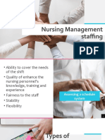Nursing Management Staffing 1