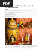 5 Obras o Ebbo Con Oshun para La Prosperidad y Vencer A Los Enemigos