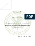 TFG. Propuesta Intervención en Regulación Emocional