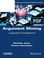 Saint-Dizier, Patrick. Janier Mathilde - Argument Mining-Iste LTD (2023)