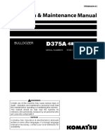 D375A-6 Operation and Maintenace Manuals