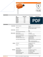 Duct Temperature Sensor Technical Spec Sheet