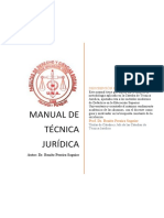 Programa 12mo Semestre Tecnica Juridica