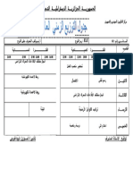 استعمال الزمن الاسبوعي فرع كهرباء معمارية