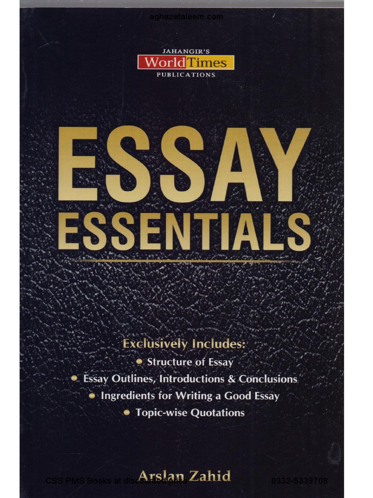 college essay essentials pdf