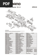 Shimano Speedmaster II Parts List | PDF | Screw | Gear