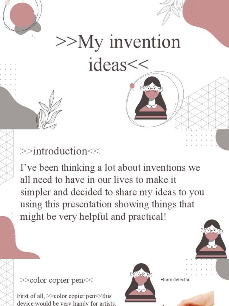 My Invention Ideas | PDF | Home & Garden | Art