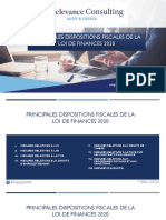 Loi Finances 2020, Présentation