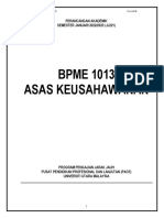 ASAS KEUSAHAWANAN