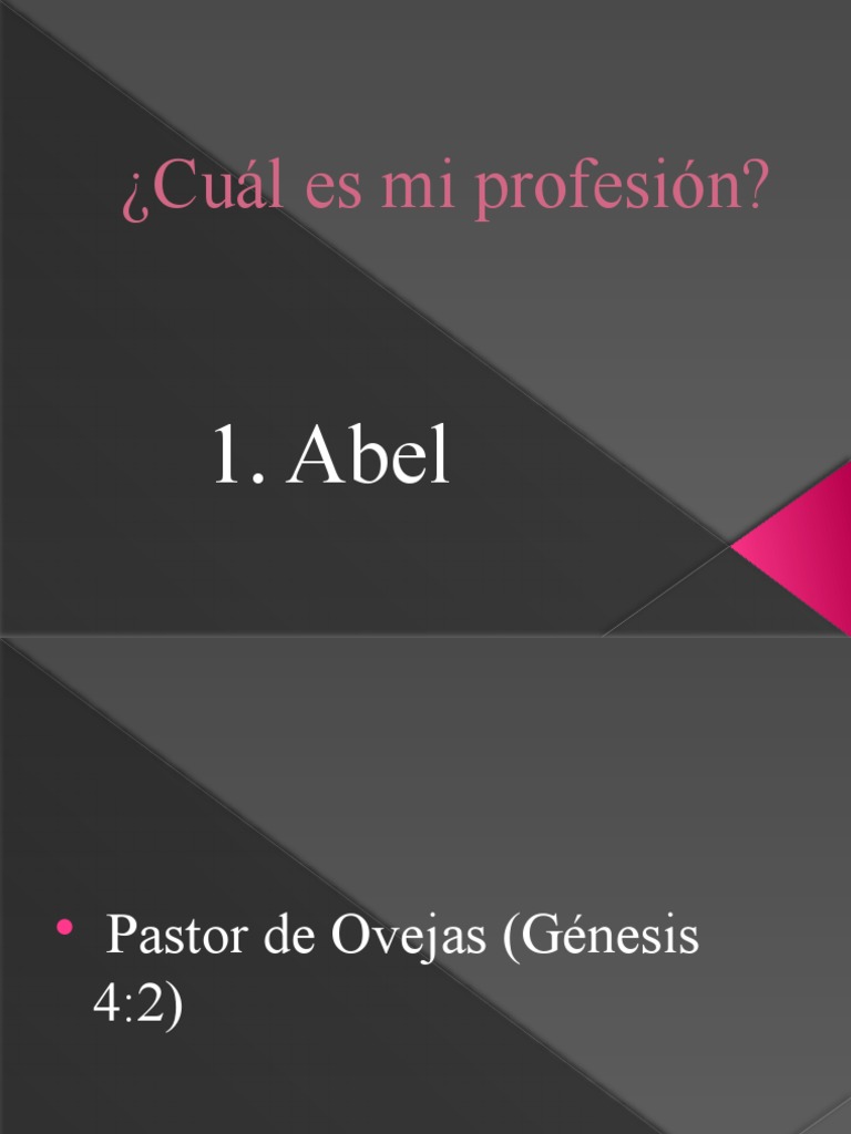 Cuál Es Mi Profesión | PDF