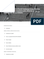 Módulo 3: La Teoría Social Contemporánea. Puentes Entre Agentes y Estructuras para Observar y Comprender Las Sociedades