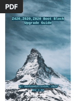 Z420, Z620, Z820 Boot Block Upgrade Guide: By: Hashsumcollision, 202 1 Rev 1.02