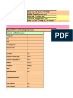 Flash Gas/Oil Ratio, SCF/STB Bubble Point Pressure, Psi Reservoir Pressure, Psi Reservoir Temperature, of Differential Gas/Oil Ratio, SCF/STB