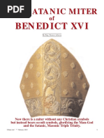 The Satanic Miter of Benedict XVI