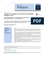 Sedation and Analgesia For Procedures in The Pediatric Emergency Room