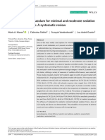 Efficacy of Oral Midazolam For Minimal and Moderate Sedation in Pediatric Patients: A Systematic Review