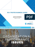 Build Trust to Achieve Outstanding Performance
