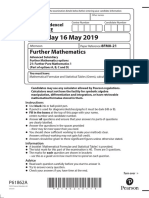 8FM0-21 AS Further Pure Mathematics 1 - May 2019 PDF
