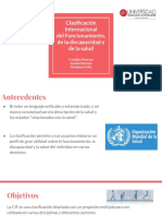 Clasificación Internacional Del Funcionamiento, de La Discapacidad y de La Salud