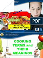 Powerpoint - Lesson No 3 PART - COOKING TERMINOLOGIES